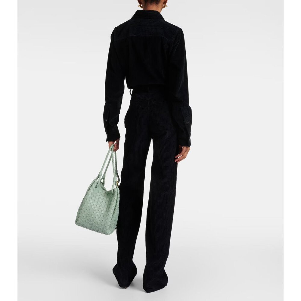 Bottega Veneta Corduroy Pants in Midnight Blue 38 New Womens Trousers - Picture 15 of 17